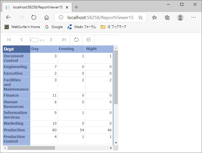 ReportViewer v15 ReportViewer v15