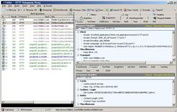 Fiddler を起動したところ
