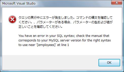 クエリのテスト結果