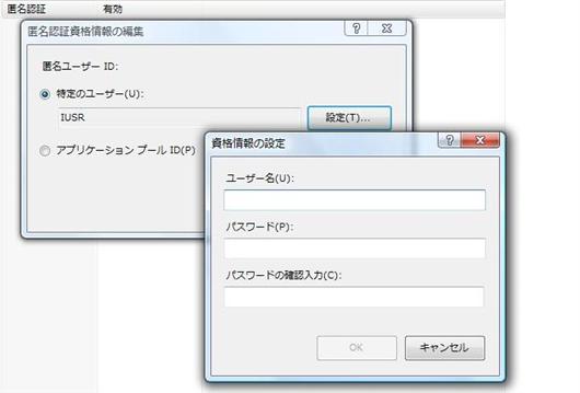 匿名ユーザー ID の設定
