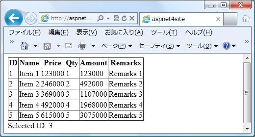 GirdView 内の隠しボタンでポストバック GirdView 内の隠しボタンでポストバック