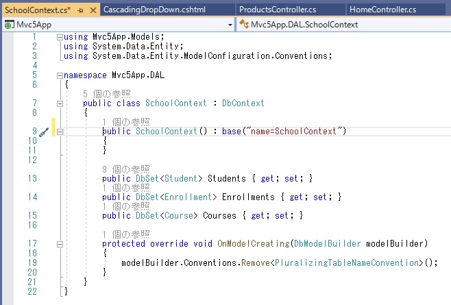 コンテキストクラス コンテキストクラス