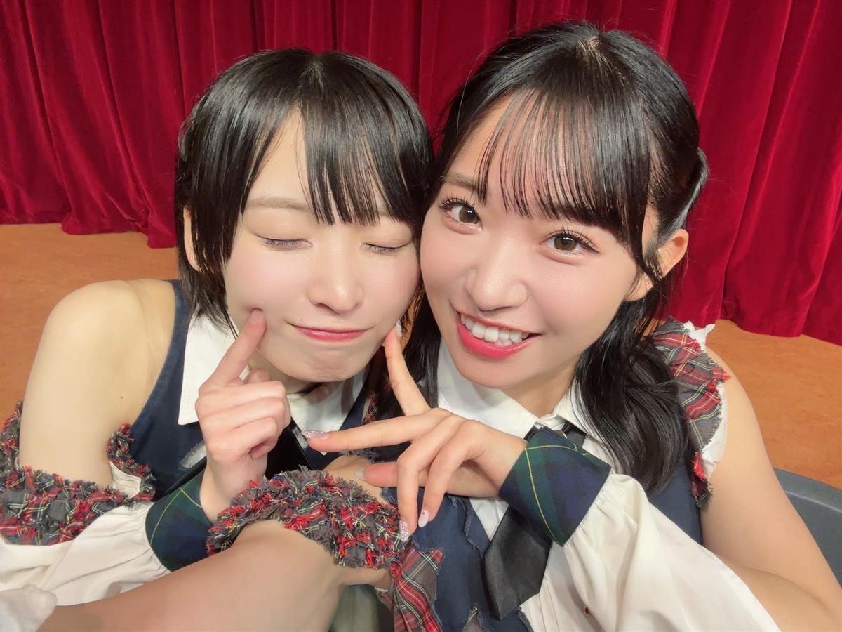 山内瑞葵(右)と坂川陽香