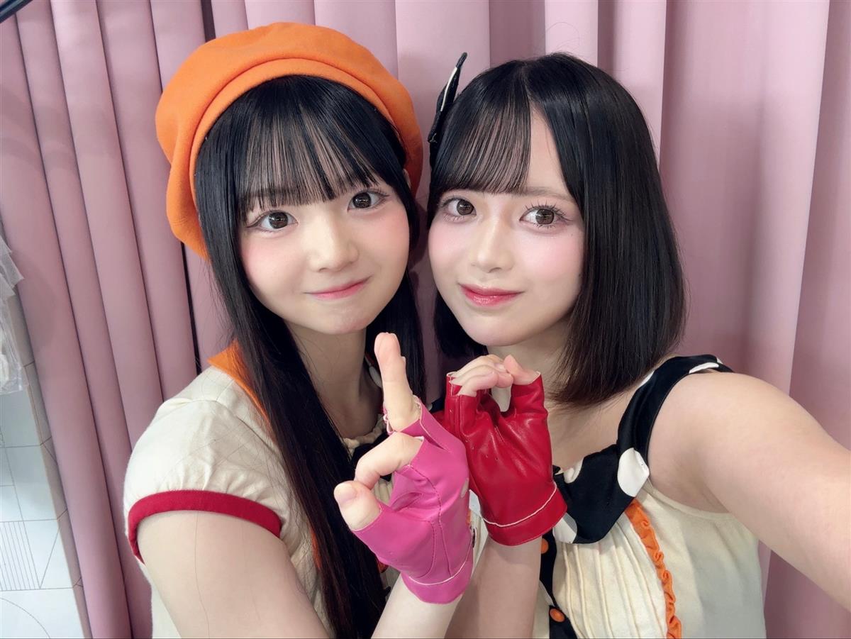 大賀彩姫(左)と川村結衣
