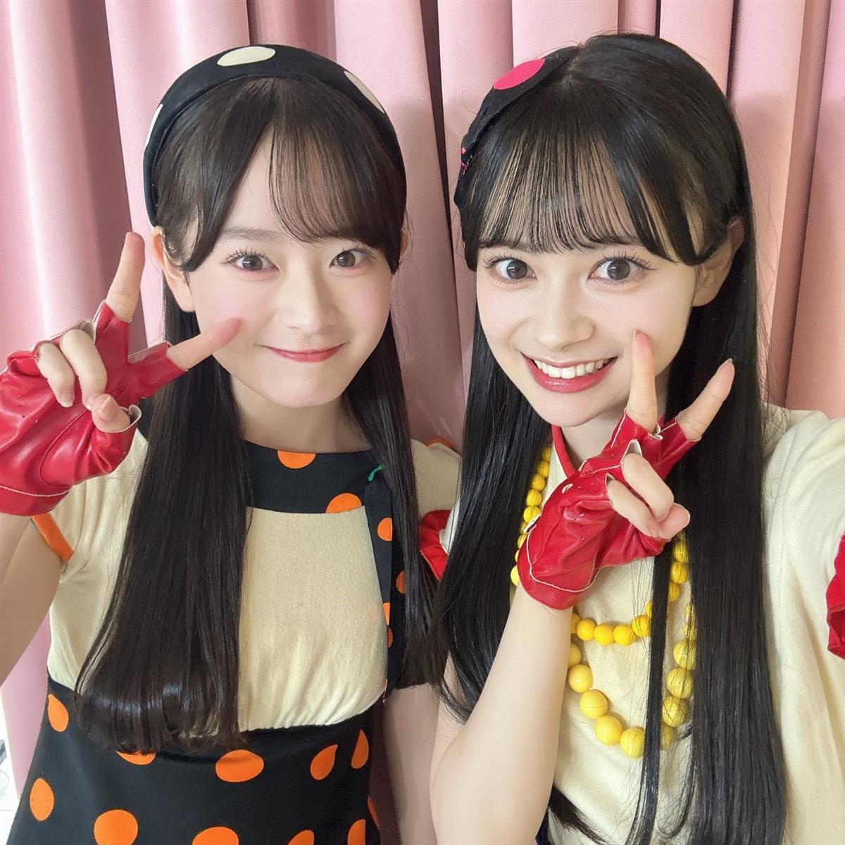 近藤沙樹(左)と伊藤百花