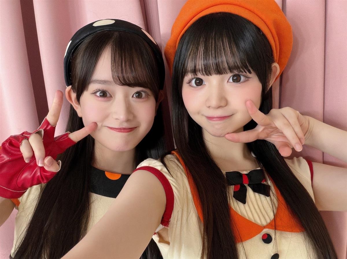 近藤沙樹(左)と大賀彩姫