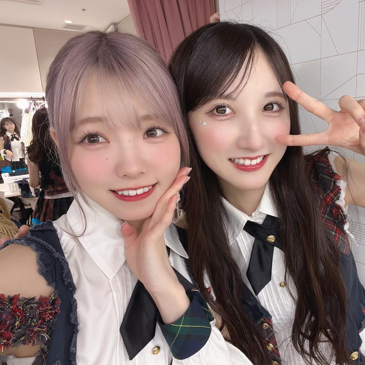 髙橋彩音(左)と長友彩海