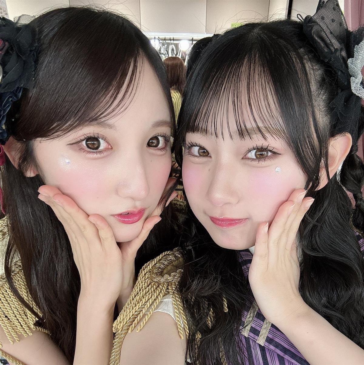 長友彩海(左)と徳永羚海