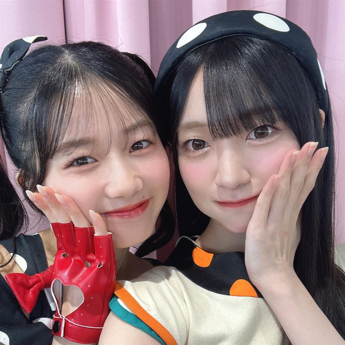 正鋳真優(左)と工藤華純