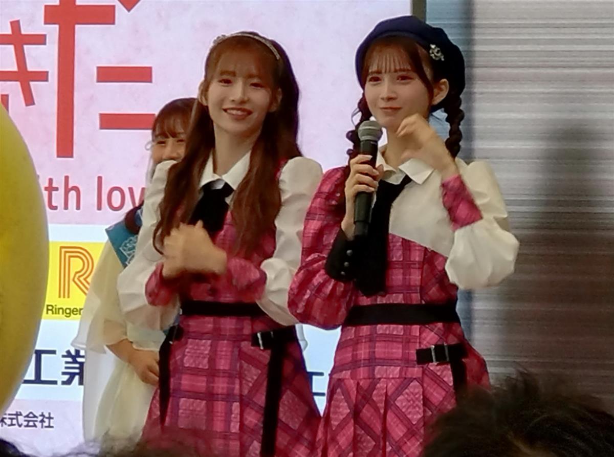 平田侑希(左)と水島美結