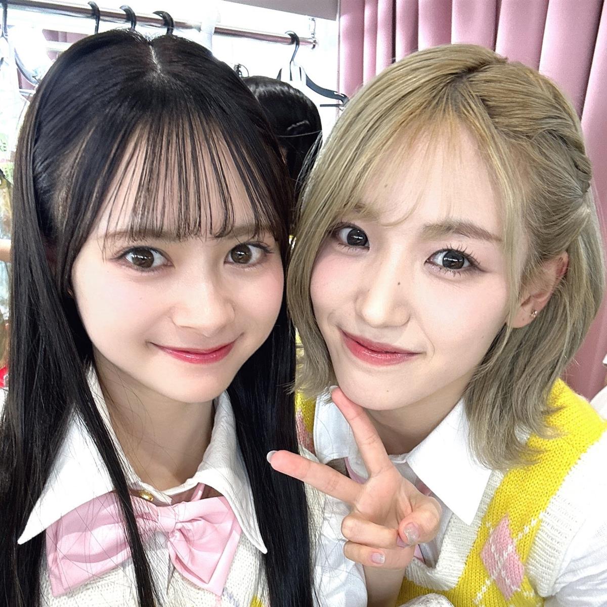 伊藤百花(左)と下尾みう
