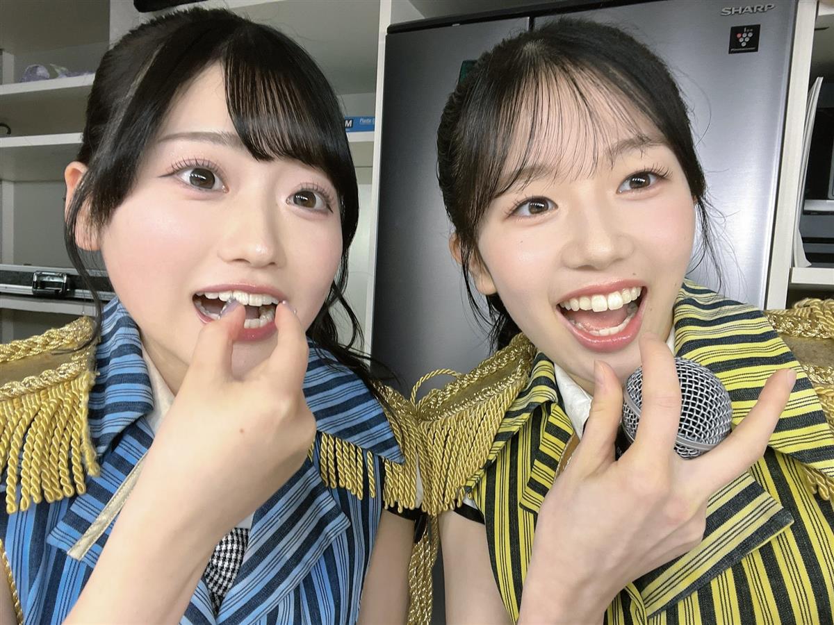 布袋百椛(左)と正鋳真優