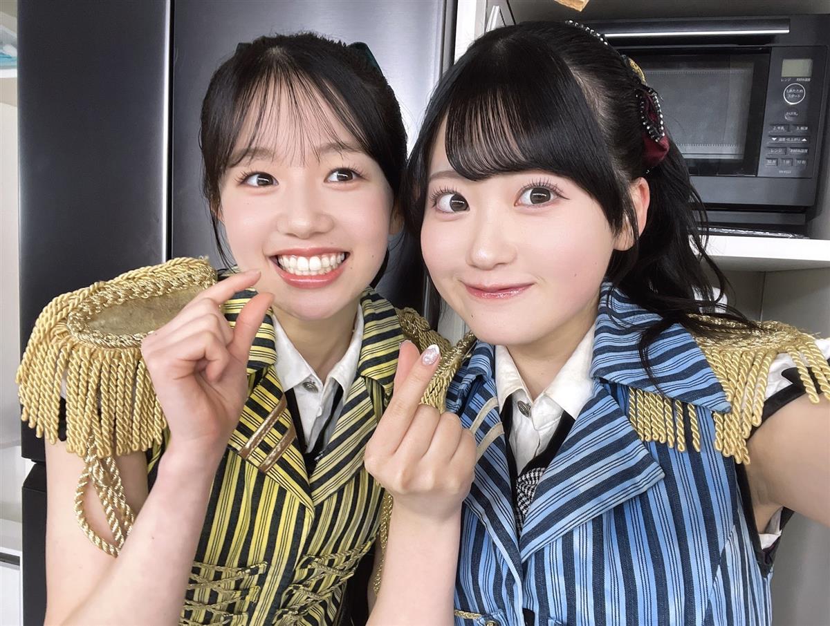 正鋳真優(左)と布袋百椛
