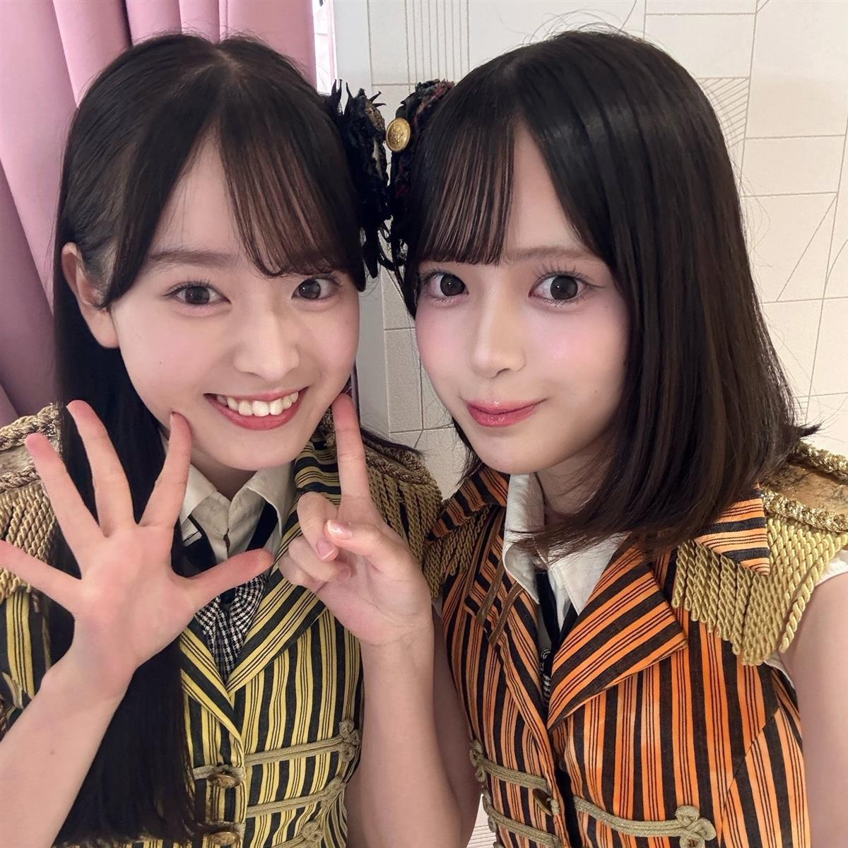 近藤沙樹(左)と川村結衣