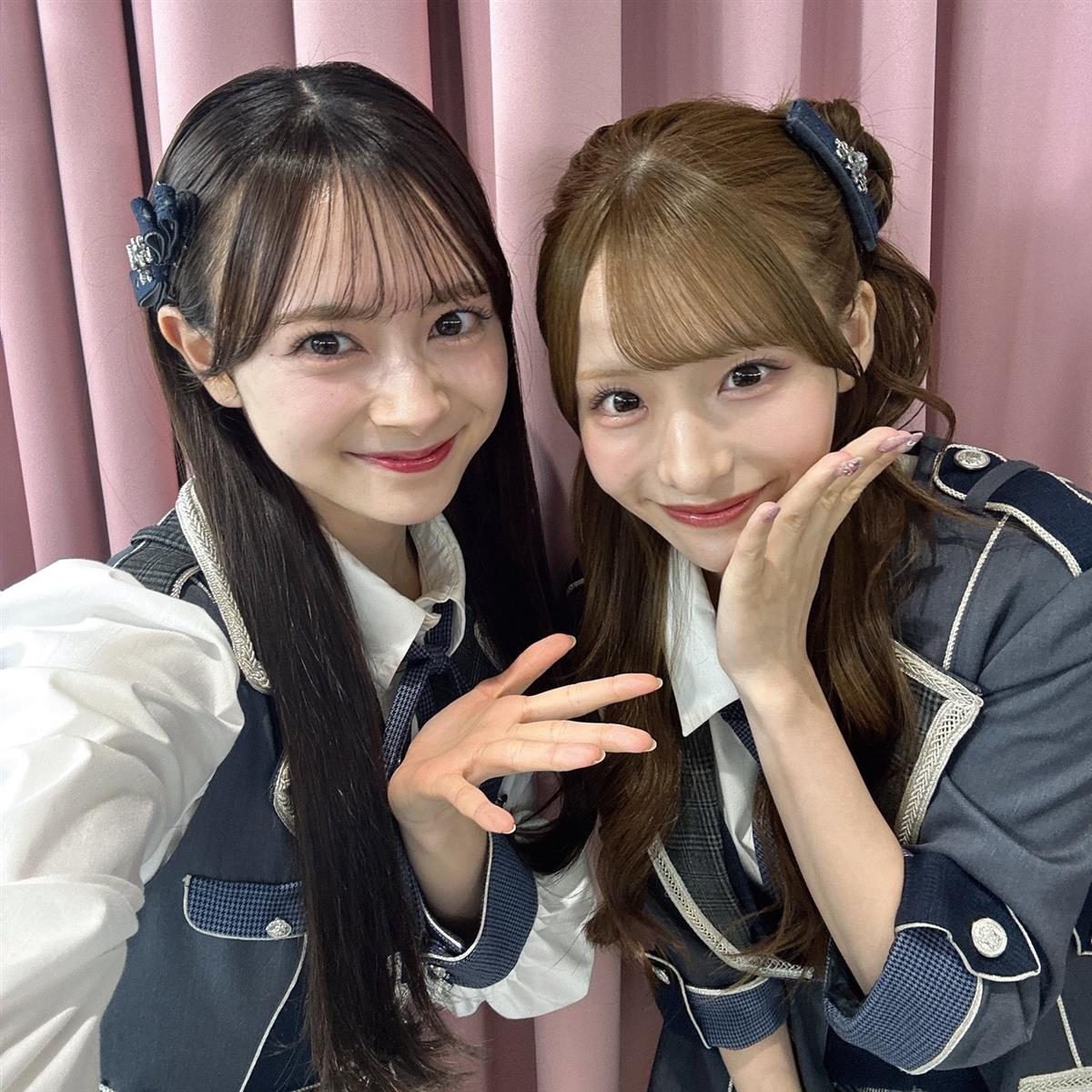 伊藤百花(左)と平田侑希 伊藤百花(左)と平田侑希