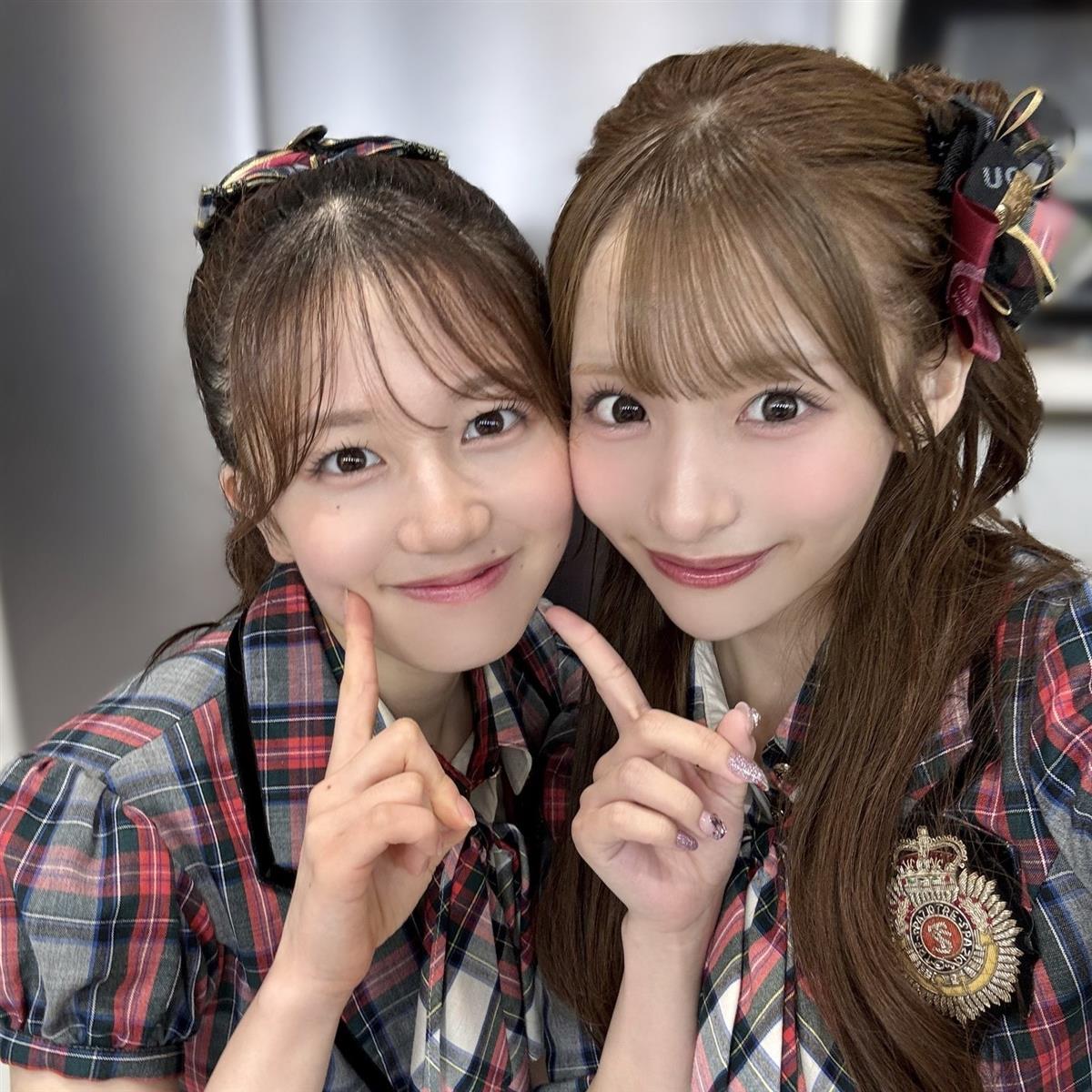 正鋳真優(左)と平田侑希 正鋳真優(左)と平田侑希