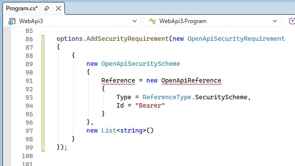 Security Requirement の追加