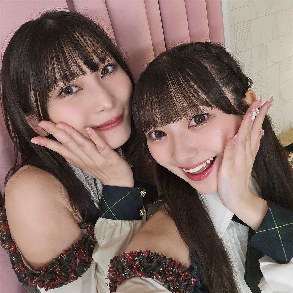 福岡聖菜(左)と山﨑空