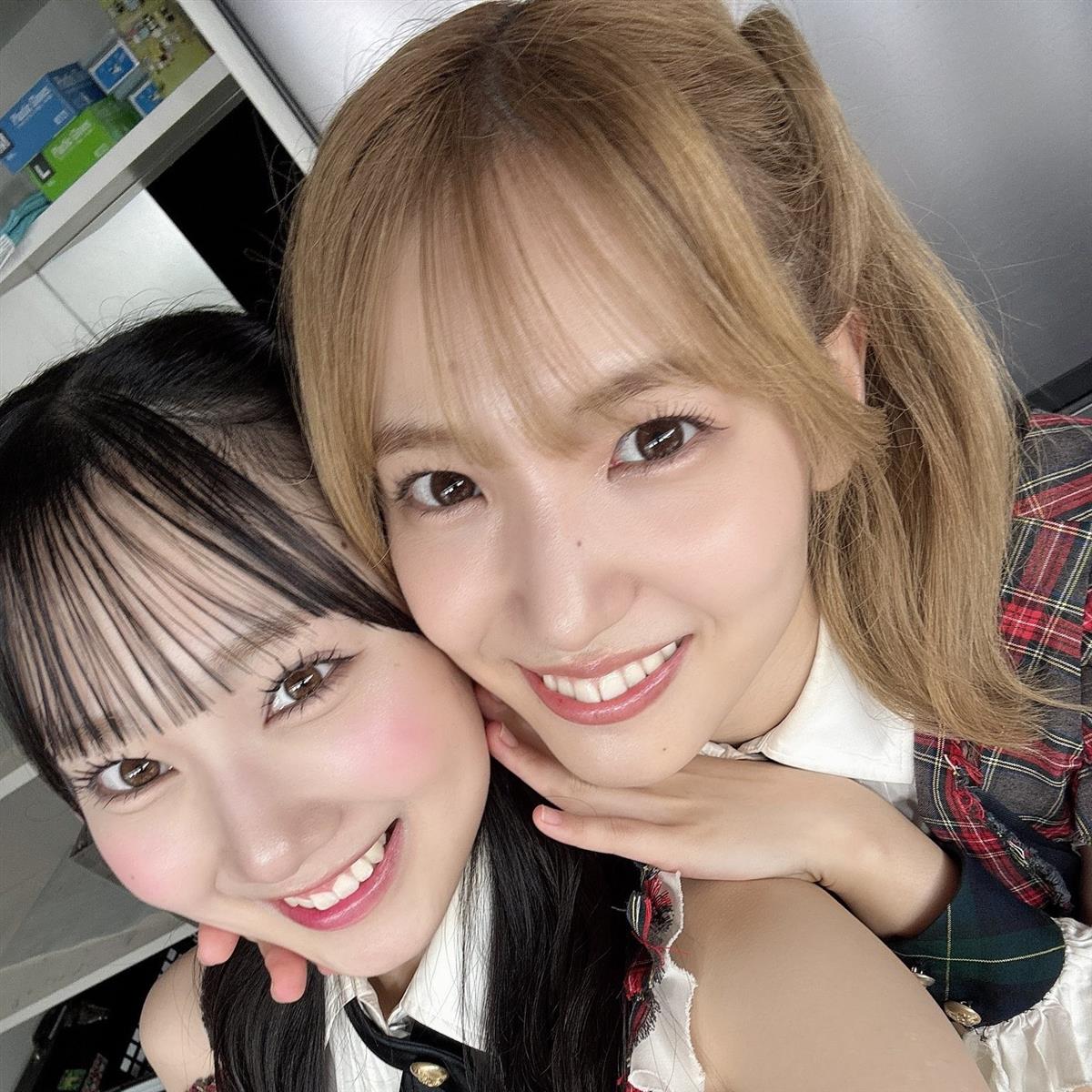 徳永羚海(左)と下尾みう