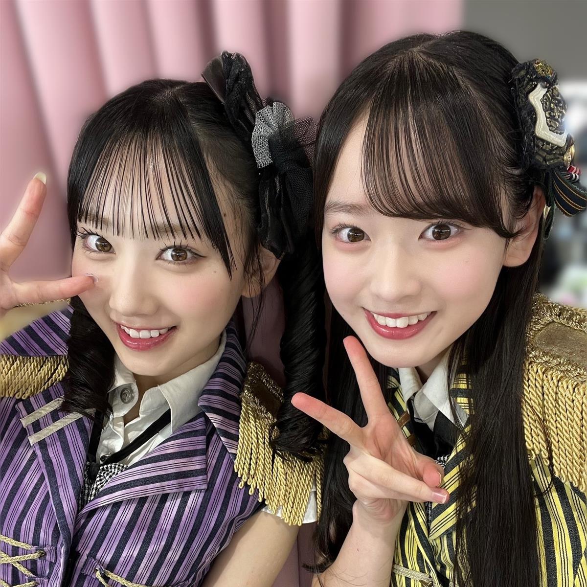 近藤沙樹(右)と徳永羚海 近藤沙樹(右)と徳永羚海