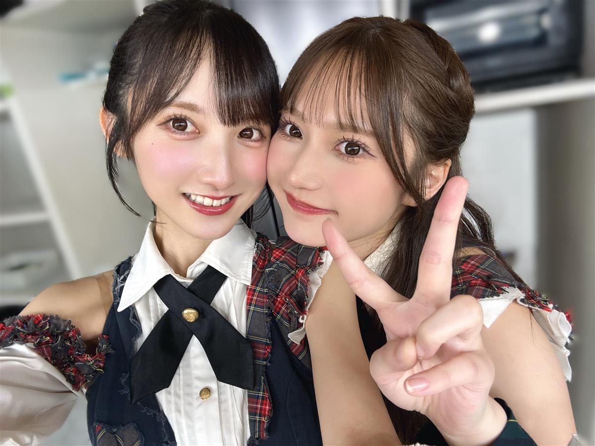 鈴木くるみ(右)と長友彩海 鈴木くるみ(右)と長友彩海